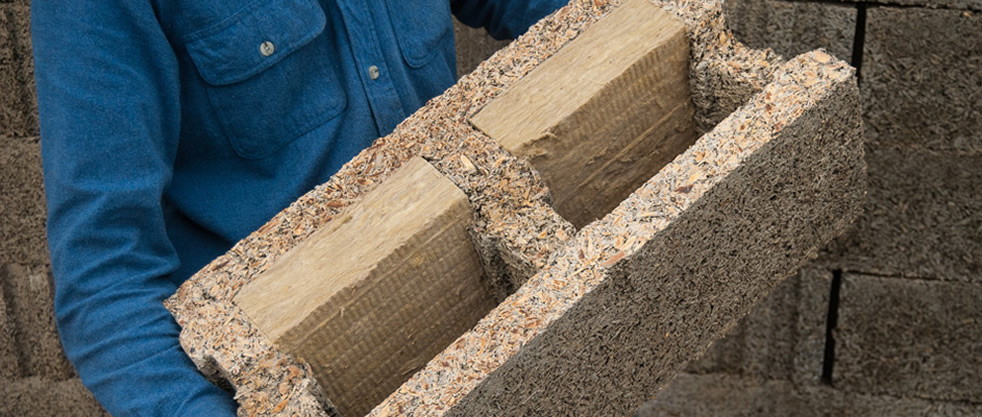 Permanent insulation cement wood blocks003