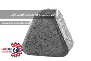 کفپوش بتنی دو لایه نوستالیت طوسی آراکس